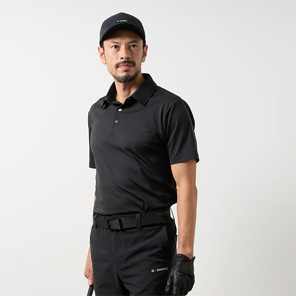 値下げ♪ 美品　BANDEL GOLF ポロシャツ 三色切替 BANDEL（バンデル） ゴルフウェア ヒートパンチング ポロシャツ ゴルフ
