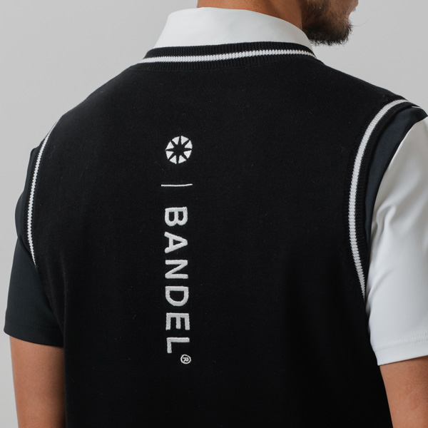 BANDEL（バンデル） BASIC V-NECK KNIT VEST ゴルフ ウェア ベスト