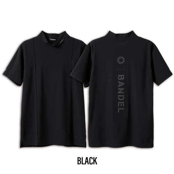 BANDEL（バンデル） ゴルフ ウェア SWITCH LOGO 半袖 MOCK NECK SHIRTS