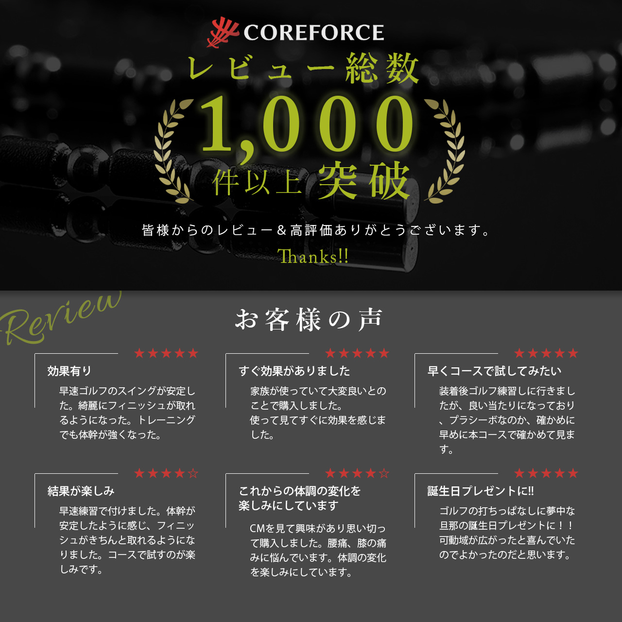 COREFORCE ブラックブレスレット ギャランティカード付き COREFORCE（コアフォース） コアフォースループ ブラック 50cm
