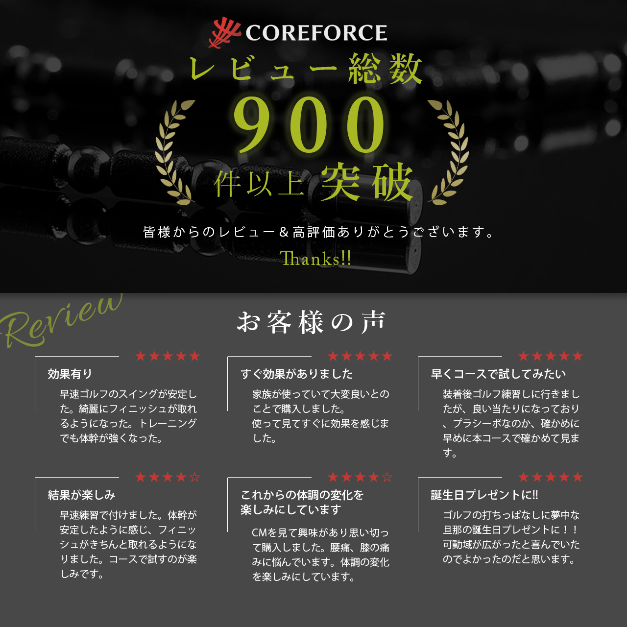COREFORCE（コアフォース） コアフォースループ ブラックスピネル 70
