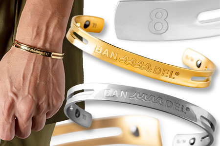 バンデル BANDEL×muta ムータ Titanium Bangle Wave 磁気 肩コリ 血行