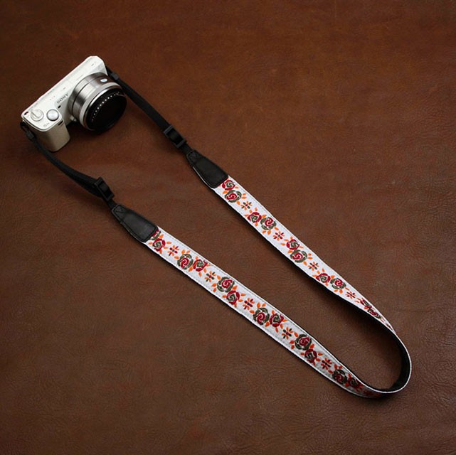 カメラストラップ ネックストラップ オシャレな細身タイプ 一眼レフ