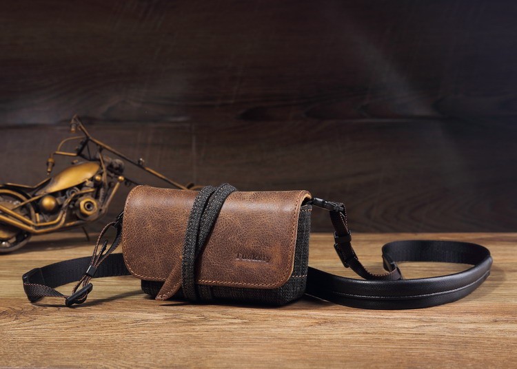 カメラケース デジタルカメラ用 本革＆デニム レビューで送料無料