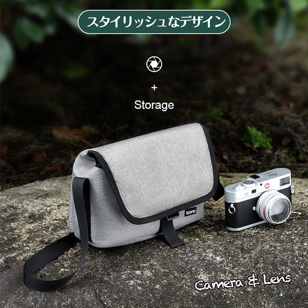【宅配便 送料無料】巾着 ショルダー カメラバ...の詳細画像1