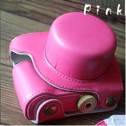 レザーカメラケース ニコン Nikon1 J5対応 お揃いカラーのストラップ