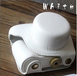 レザーカメラケース ニコン Nikon1 J5対応 お揃いカラーのストラップ