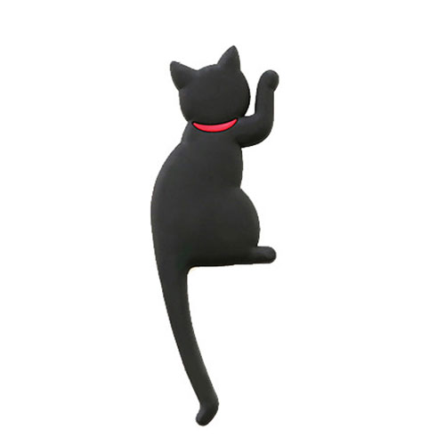 可愛い猫ちゃんの マグネットフック 自由に曲がってフックを作れる