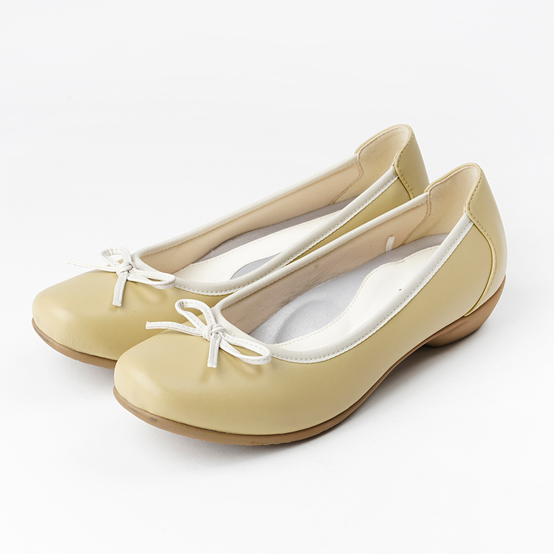 AcureZ（アキュアーズ） ローヒール リボン バレエ フラット レディス