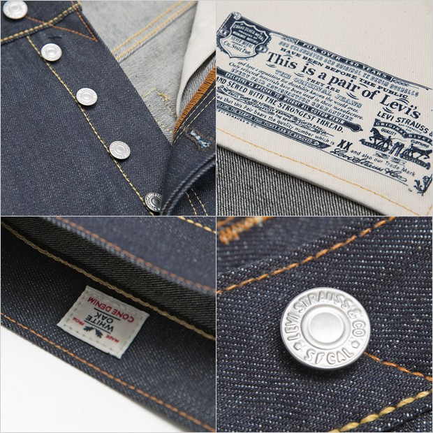 levis 501 white oak selvedge