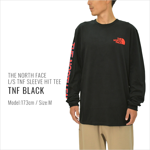 ノースフェイス ロンT 長袖 ロングスリーブ Tシャツ ロングTシャツ THE NORTH FACE L/S TNF SLEEVE HIT TEE  メンズ レディース ユニセックス