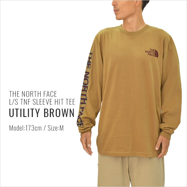 ノースフェイス ロンT 長袖 ロングスリーブ Tシャツ ロングTシャツ THE NORTH FACE L/S TNF SLEEVE HIT TEE  メンズ レディース ユニセックス