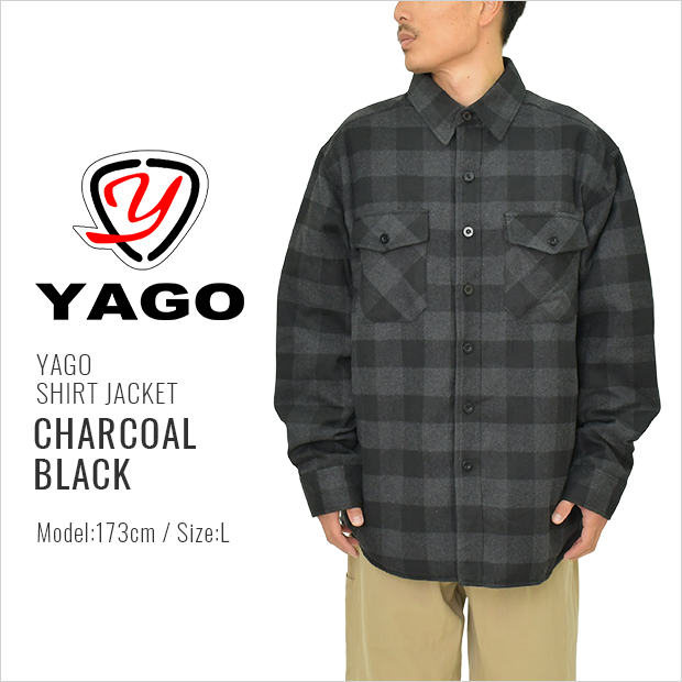 YAGO ジャケット シャツジャケット キルティングジャケット FLANNEL