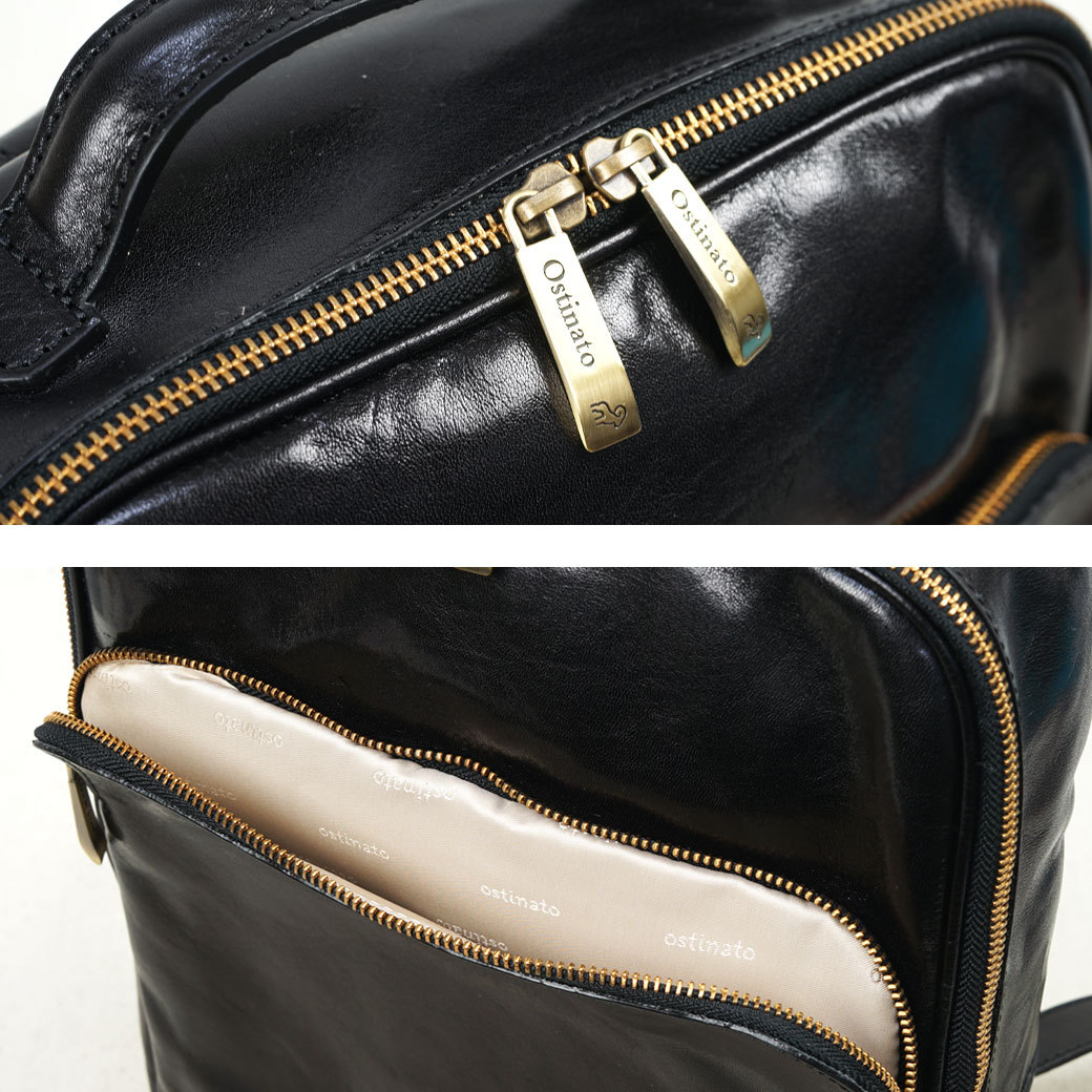 リュック メンズ 革 レザー Ostinato オスティナート イタリアンレザー