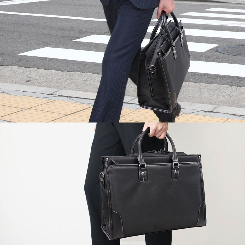 Hosta H ビジネスバッグ ビジネスバッグ メンズ 大容量 厚マチ FACTUS.h ファクタス オム 2way