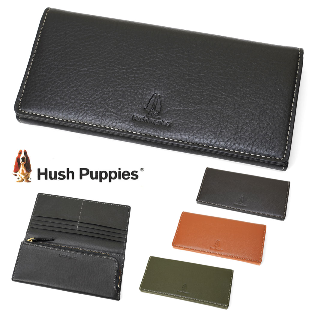 長財布 メンズ Hush Puppies ハッシュパピー ニック 本革 レザー 長