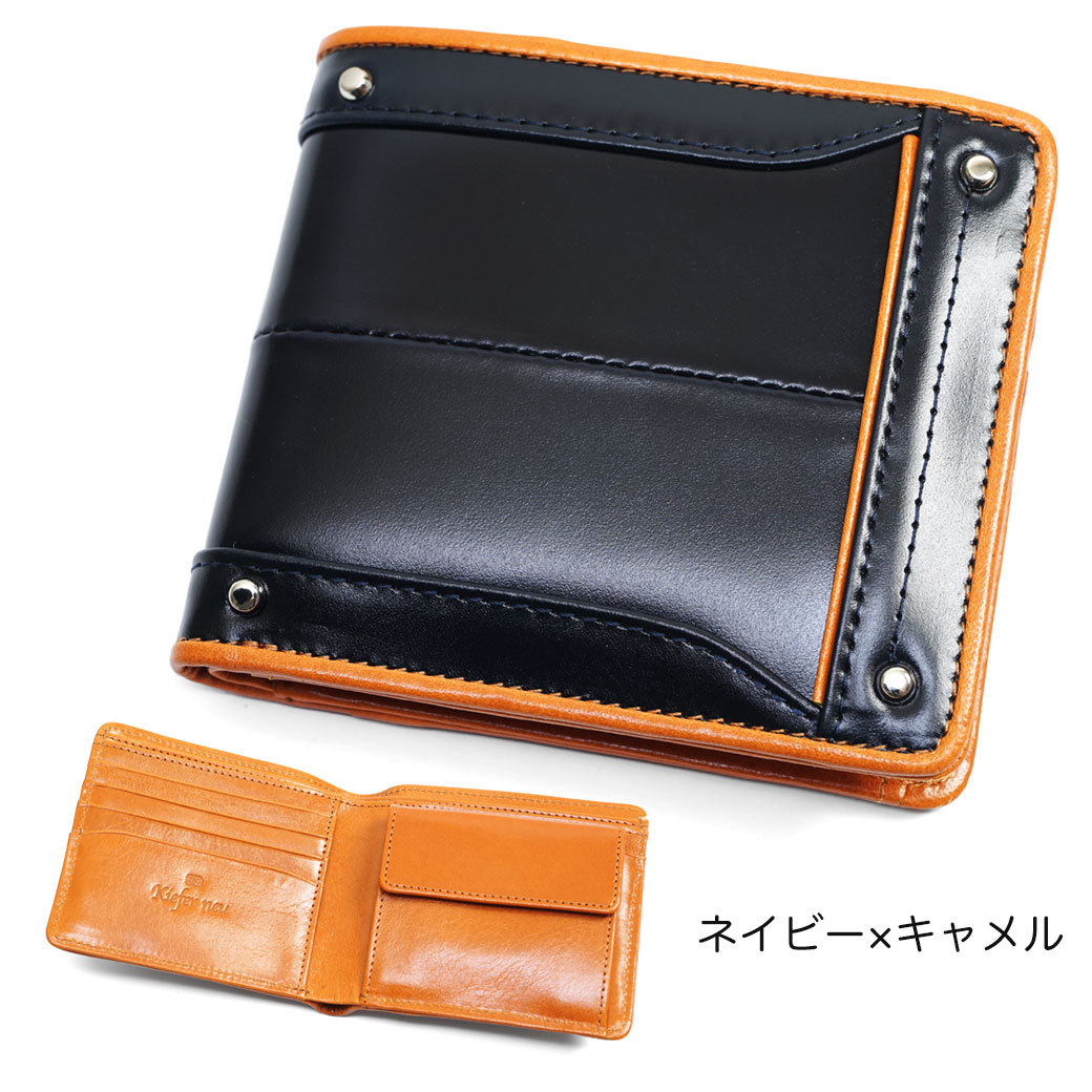 二つ折り財布 メンズ Kiefer neu キーファーノイ Ciao チャオ