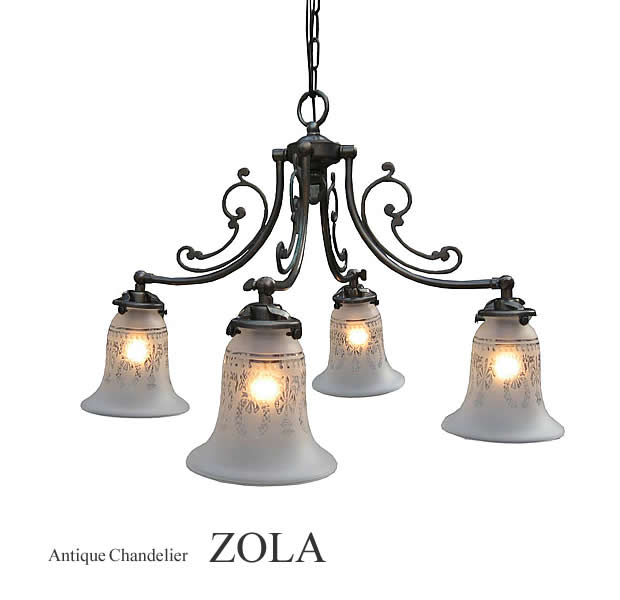 シャンデリア ZOLA ゾラ SUNYOW サンヨウ ポイント利用CP-40AB-314 4灯