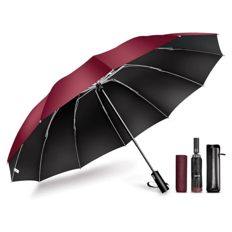 折りたたみ傘 日傘 12本骨 折り畳み傘 自動開閉 軽量 逆さ傘 大きい 折りたたみ 逆さま傘 完全遮光 メンズ レディース 男女兼用 ワンタッチ 折れにくい |  | 04