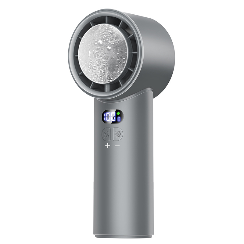 「クーポンで2,392円」最新 ハンディファン 携帯扇風機 100段階風量 冷却プレート -20℃冷却 暴風 5200mAh 20時間持続 手持ち扇風機 ハンディ扇風機 ミニ扇風機 |  | 02