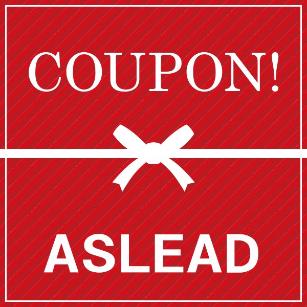 ASLEADの「すぐ使える！300円引きクーポン」のクーポン
