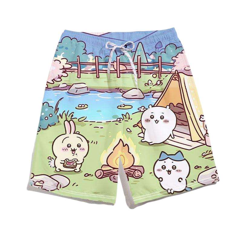 ちいかわ Tシャツ 半袖 うさぎ ハチワレ 薄手 夏服 男女兼用 キッズ