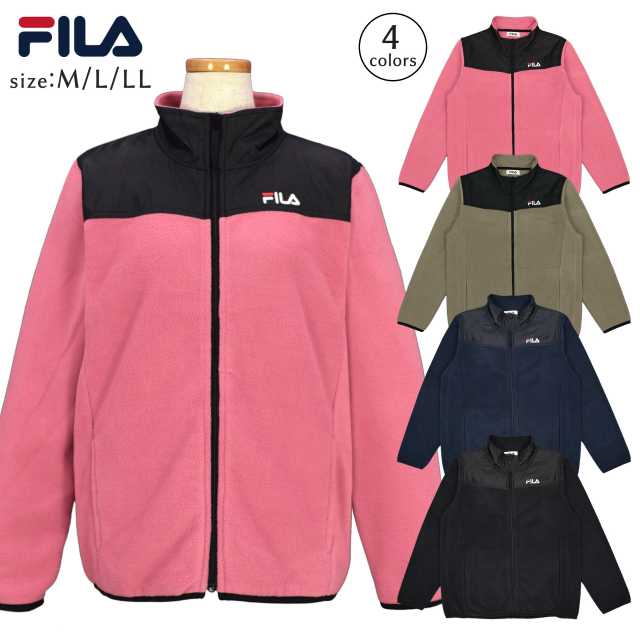 (送料無料)フリースジャケット レディース FILA ジップアップ フリース ジャンパー アウター