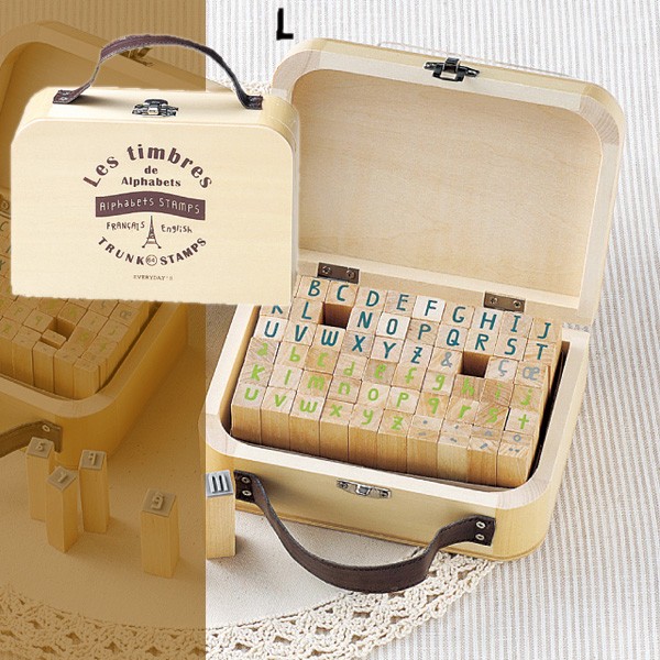 トランク スタンプ アルファベット（L） 64種類 スタンプセット L