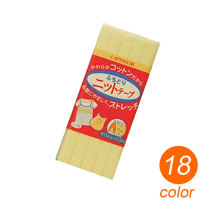 CAPTAIN88　ふちどりニットテープ　巾11mm×2.5m巻　CP74