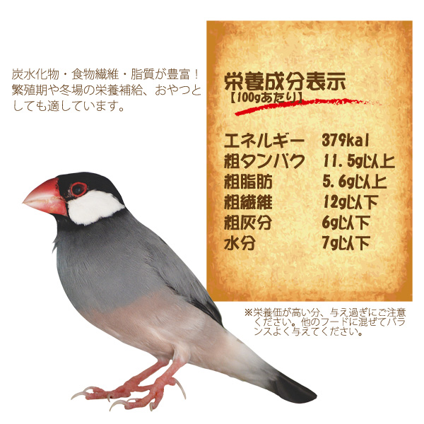 SMILE PET CLUB 無添加 カナリアシード 500g 小鳥のエサ インコ 文鳥