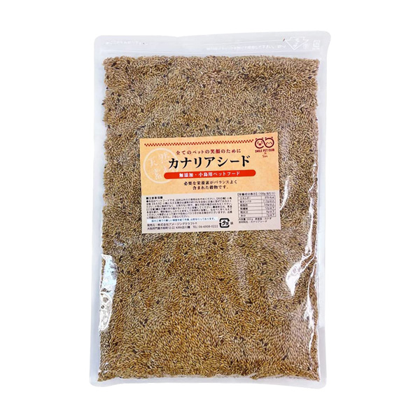 SMILE PET CLUB 無添加 カナリアシード 500g 小鳥のエサ インコ 文鳥