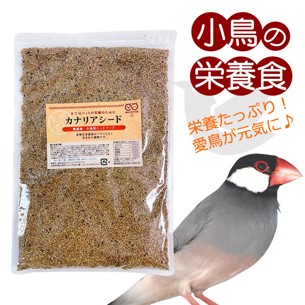 SMILE PET CLUB 無添加 カナリアシード 500g 小鳥のエサ インコ 文鳥