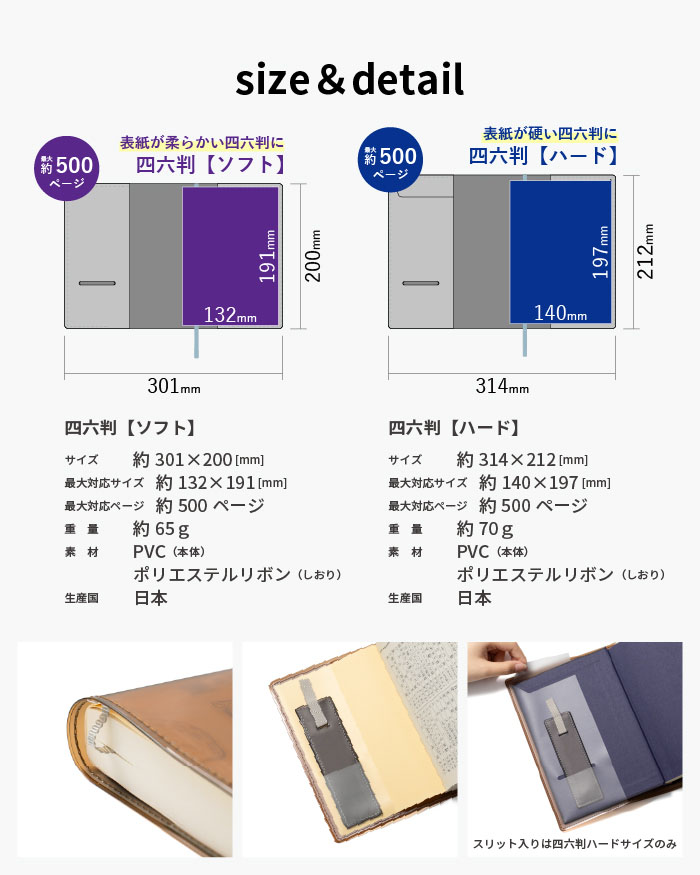 aso 【クーポン配布中】クリアブックカバー Fizz 四六 透明 ブック