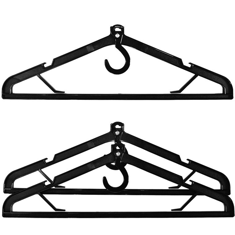 スーツ バッグ ハンガー セット 5組 不織布 二つ折りタイプ 黒 アパレル用品