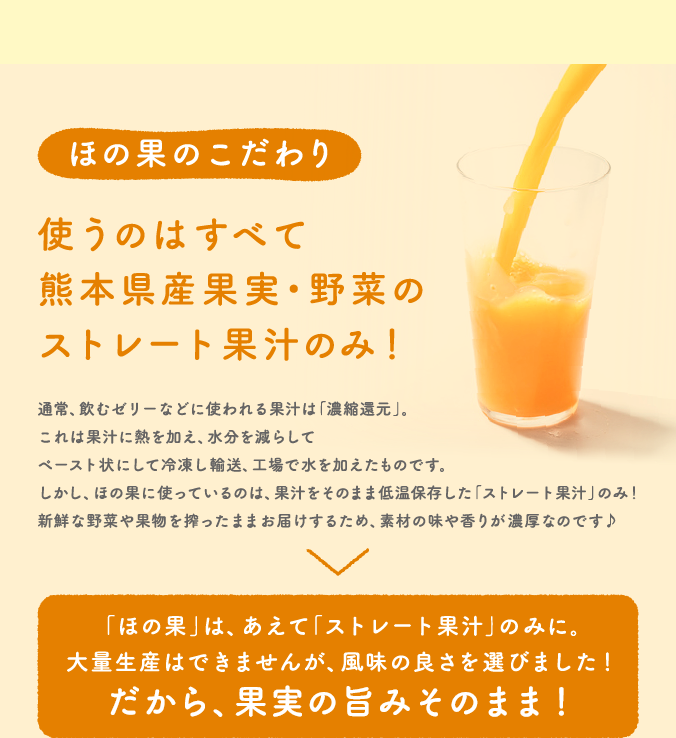 ストレート果汁