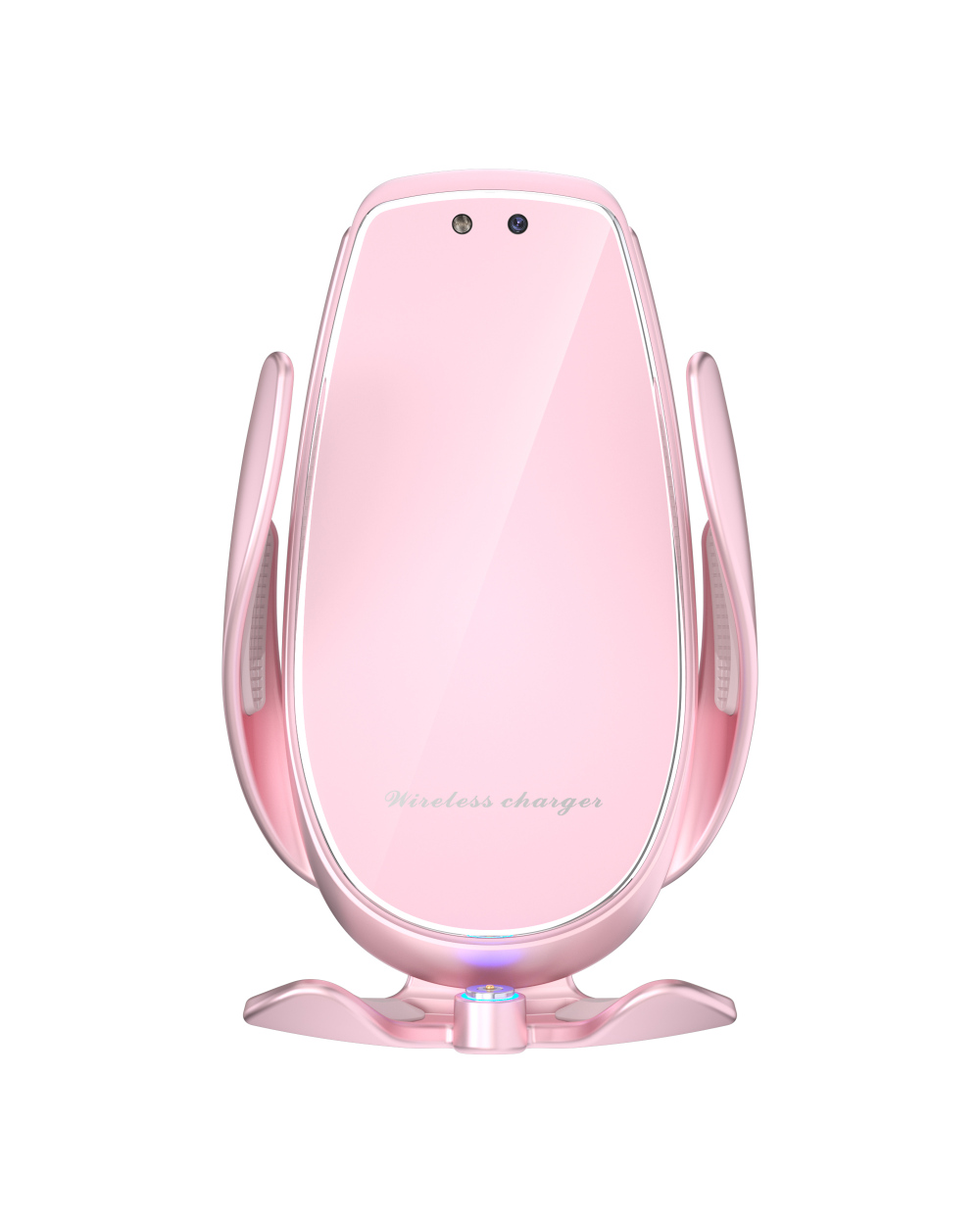 スマホホルダー 片手で簡単自動開閉 車載ワイヤレス充電器 マグネット充電 スイングアーム360度回転 車載用ホルダー 縦横置き対応 日本語説明書付き |  | 04