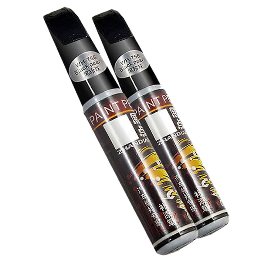 4本セット タッチアップ ペン 2本セット 車 傷 傷隠し ブラック/ピュアホワイト 汎用 外装 ガリ傷 小傷 ボディ キズ 車用品 筆塗り 線キズ サビ防止 2-TATCAA |  | 01