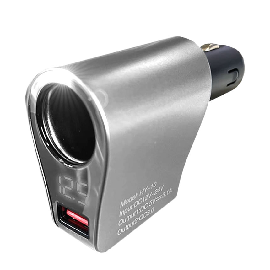 シガーソケット usb 分配器 3ポート カーチャージャー USB 車載充電器