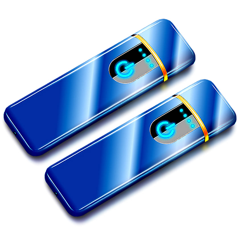 2個セット 電子ライター USB ターボライター プラズマライター 充電 アーク コンパクト USB充電式 プラズマ ライター 小型 ガス オイル 不要 防風 DERAI｜aspace｜04