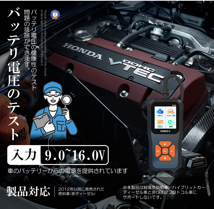 5個セット OBD2 故障診断機 車 日本語対応 スキャンツール 有線 自動車診断機 obd2 マルチメーター CARSHINDAN |  | 07