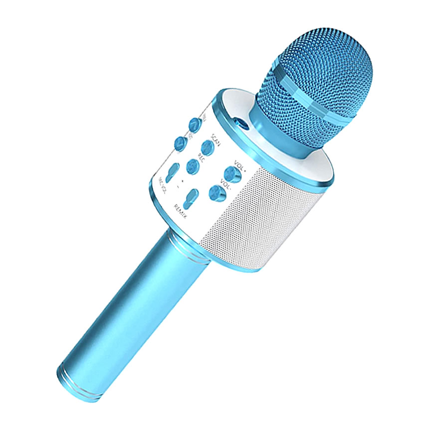 ワイヤレスマイク Bluetooth カラオケ エコー マイク 家庭用 USB スマホ連動 歌 音楽 Android/iPhone対応 お家カラオケ WAMAKARA |  | 01
