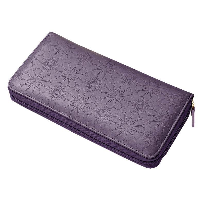新品未使用♪COACH 保存袋&箱&袋付きラウンドファスナー長財布 馬車柄 財布 レディース ＜MOMO＞ 牛革 長財布 型押し ラウンド