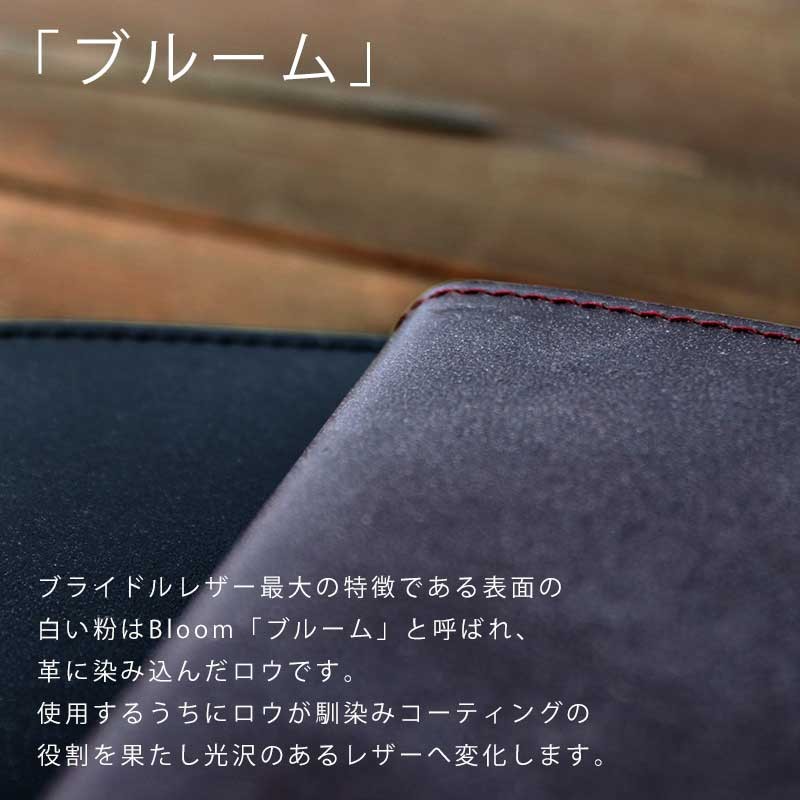 名刺入れ メンズ ブライドルレザー × 栃木レザー カードケース 日本製 
