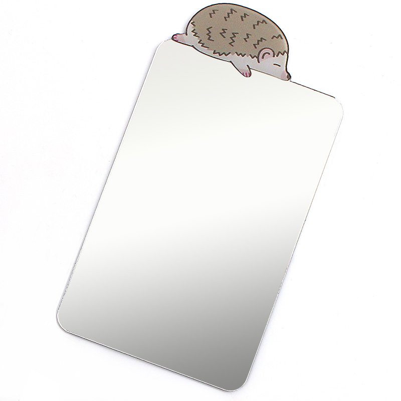 コンパクトミラー 鏡 薄い カードサイズ カード型 ミラー スマホケース 収納用 おしゃれ 超薄型 ...