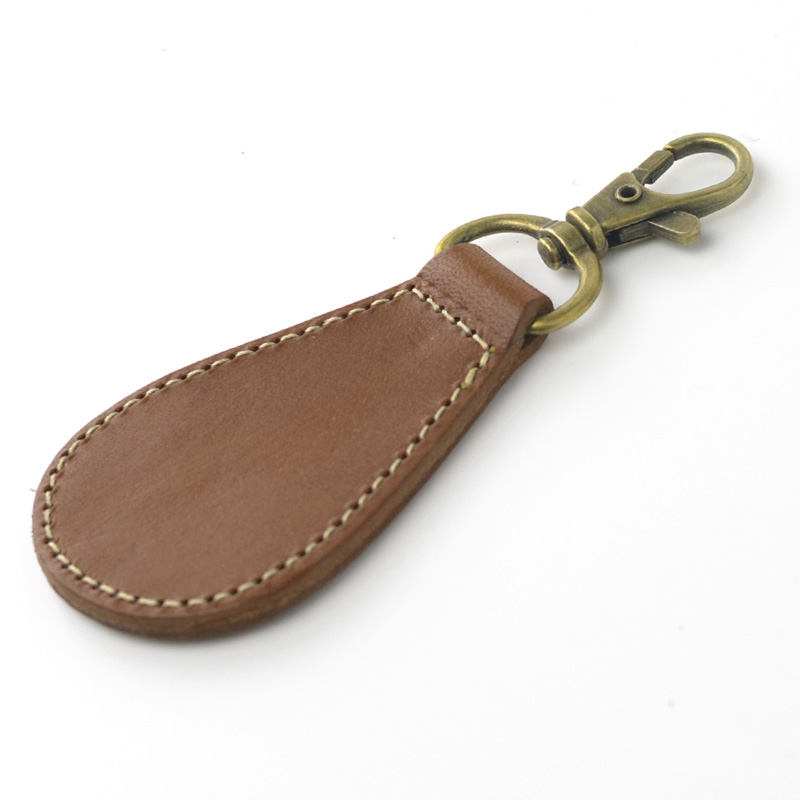 携帯用 靴ベラ 型キーホルダー 栃木レザー シューホーンキーホルダー