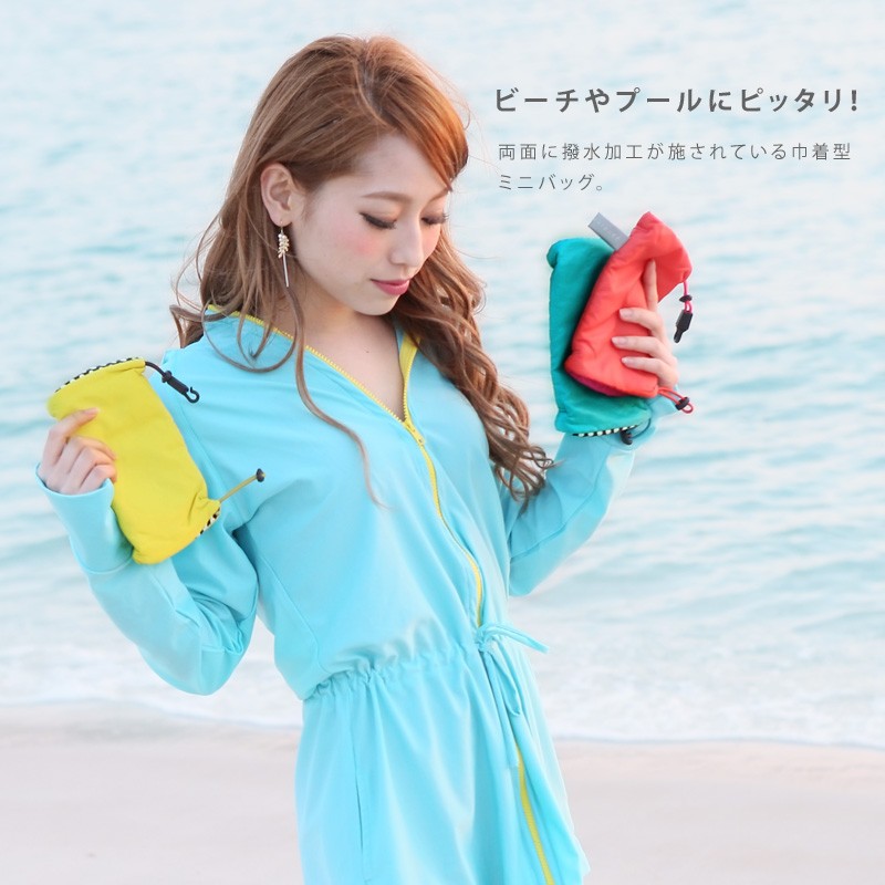 スペシャルオファ スポーツジム ポーチ 表札 : idea 撥水 ナイロン 巾着 小物入れ 弁当箱・水筒