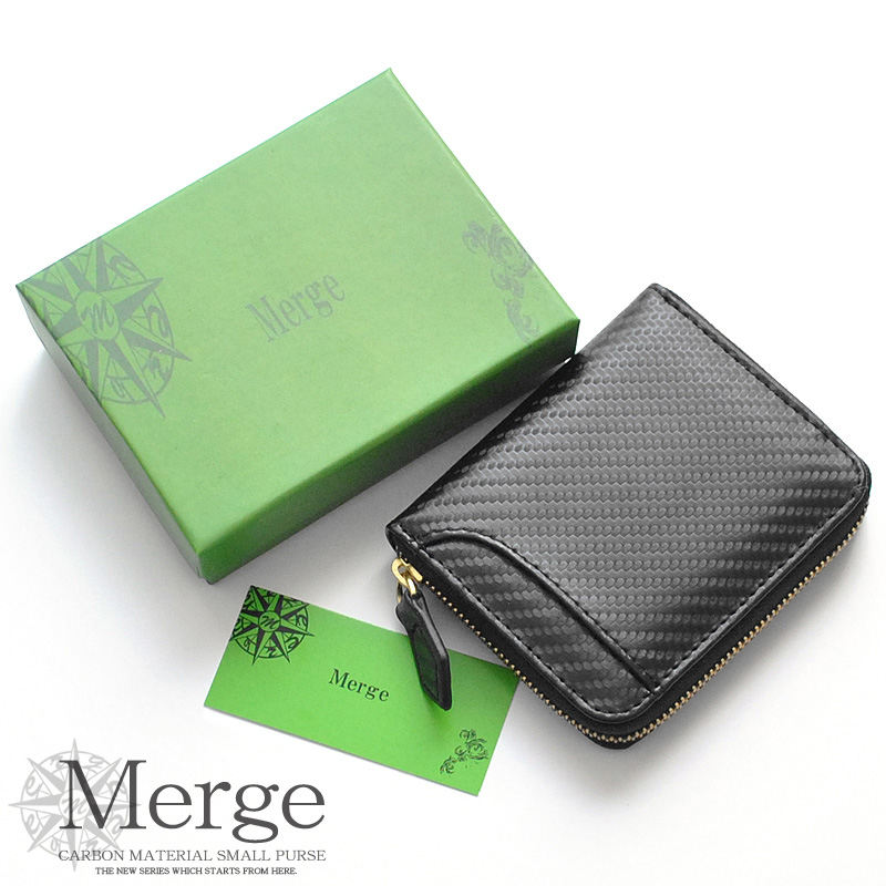 Maaji（マージ） レザー財布 メンズ 財布 小銭入れ ミニ財布 二つ折り