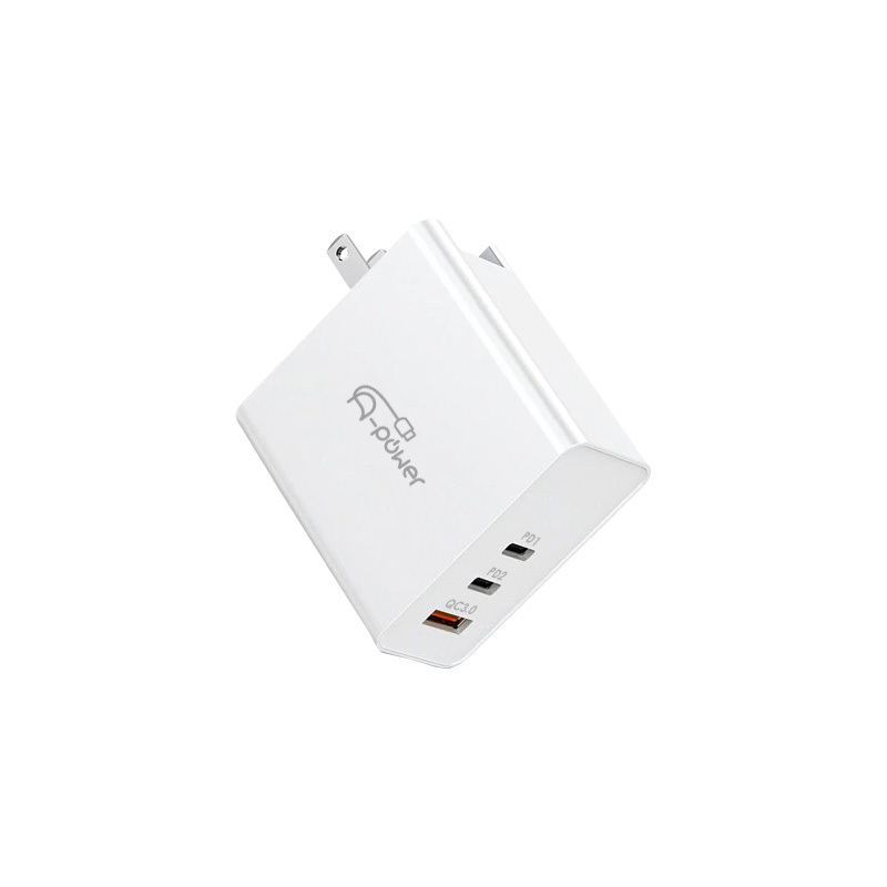 65w PD QC 3.0 ACアダプター 急速充電器 USB コンセント 3口 3ポート タイプC iPhone android Type-C｜asshop｜03