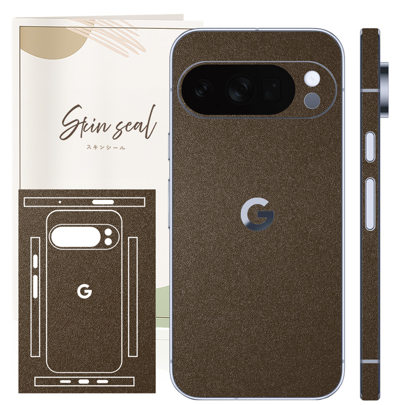 Google Pixel スキンシール くすみカラー 背面 側面 セット 傷防止
