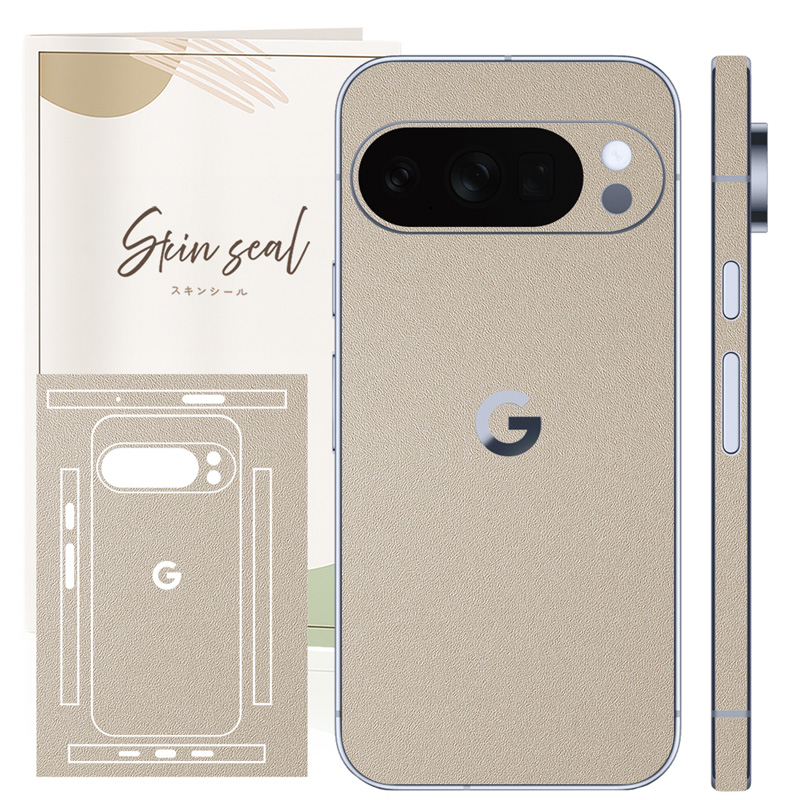 Google Pixel スキンシール ビビットカラー 無地 シンプル 背面 側面